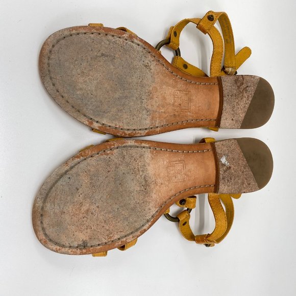 Frye Orange Carson Ring Sling Sandal - Picture 7 of 8